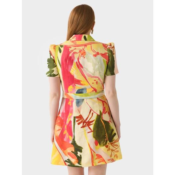 NEW LEO LIN bronte mini dress in rainforest print - Picture 3 of 4